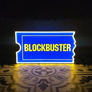 Blockbuster LED Lightbox Sign - 3D Printed Decor